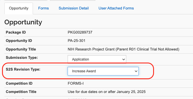 Screenshot from Kuali Research showing the field described in the web page.