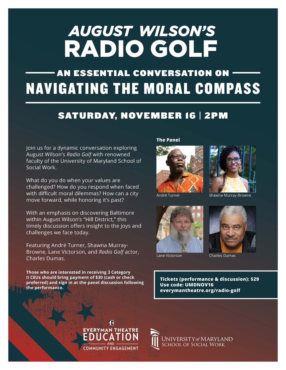 August Wilson's Radio Golf flyer image