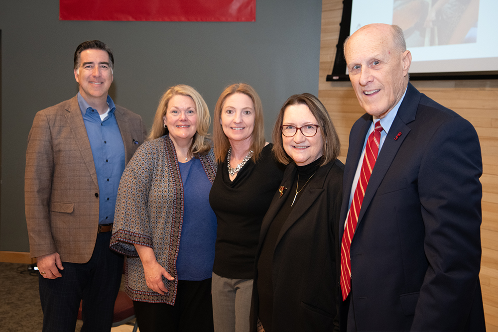 Bruce Jarrell with event faculty