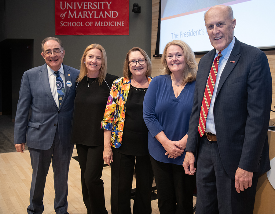 IPE Staff with UMB President Bruce Jarrell at the 2026 IPE Day.