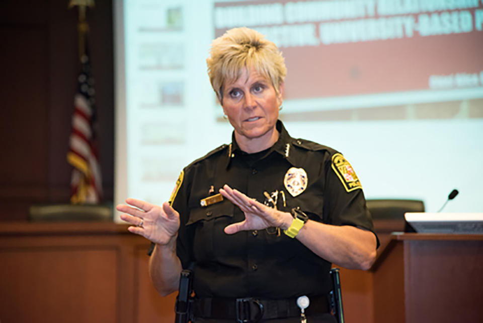 UMB Police Chief Alice Cary, MS