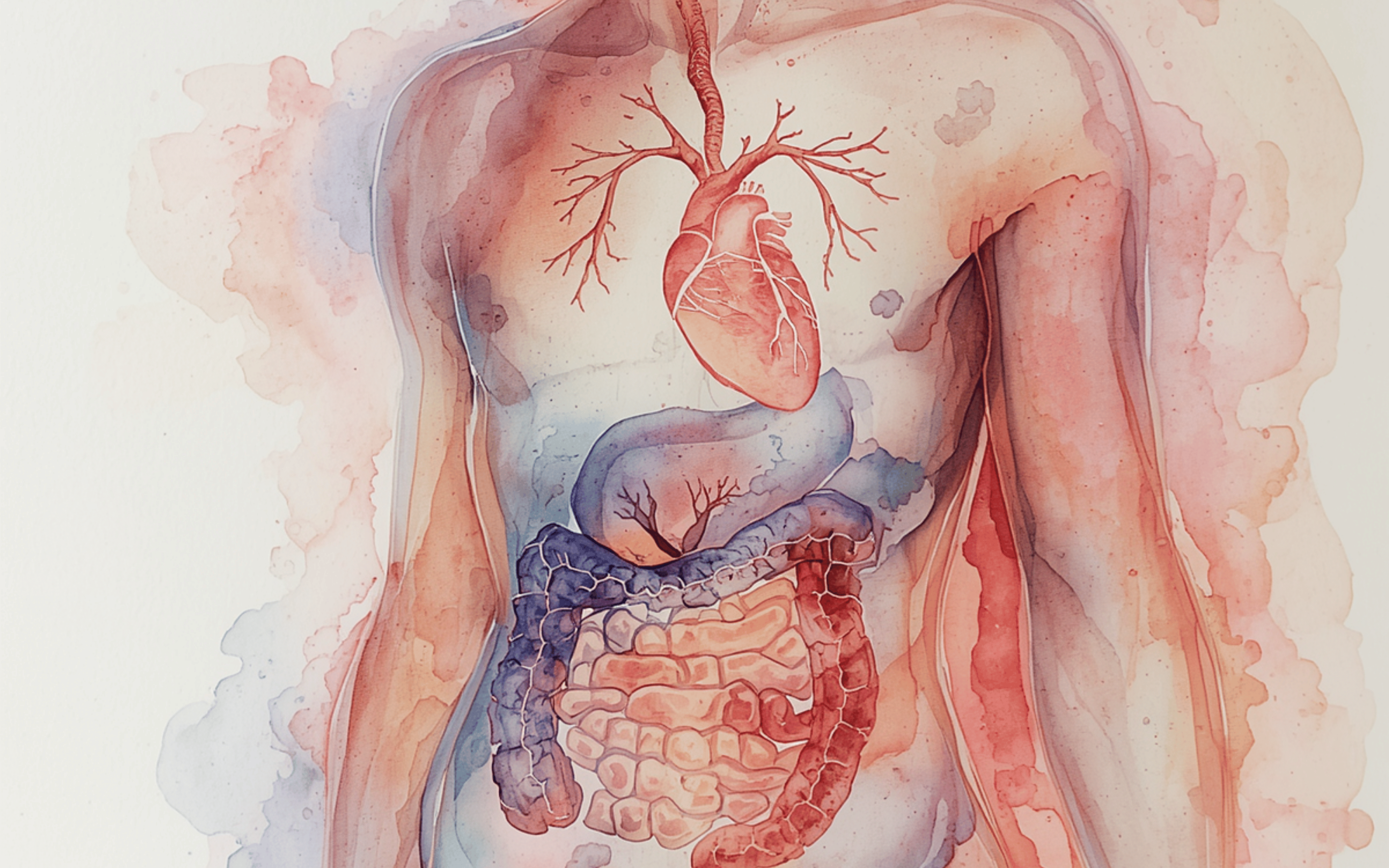 An illustration of the human digestive system