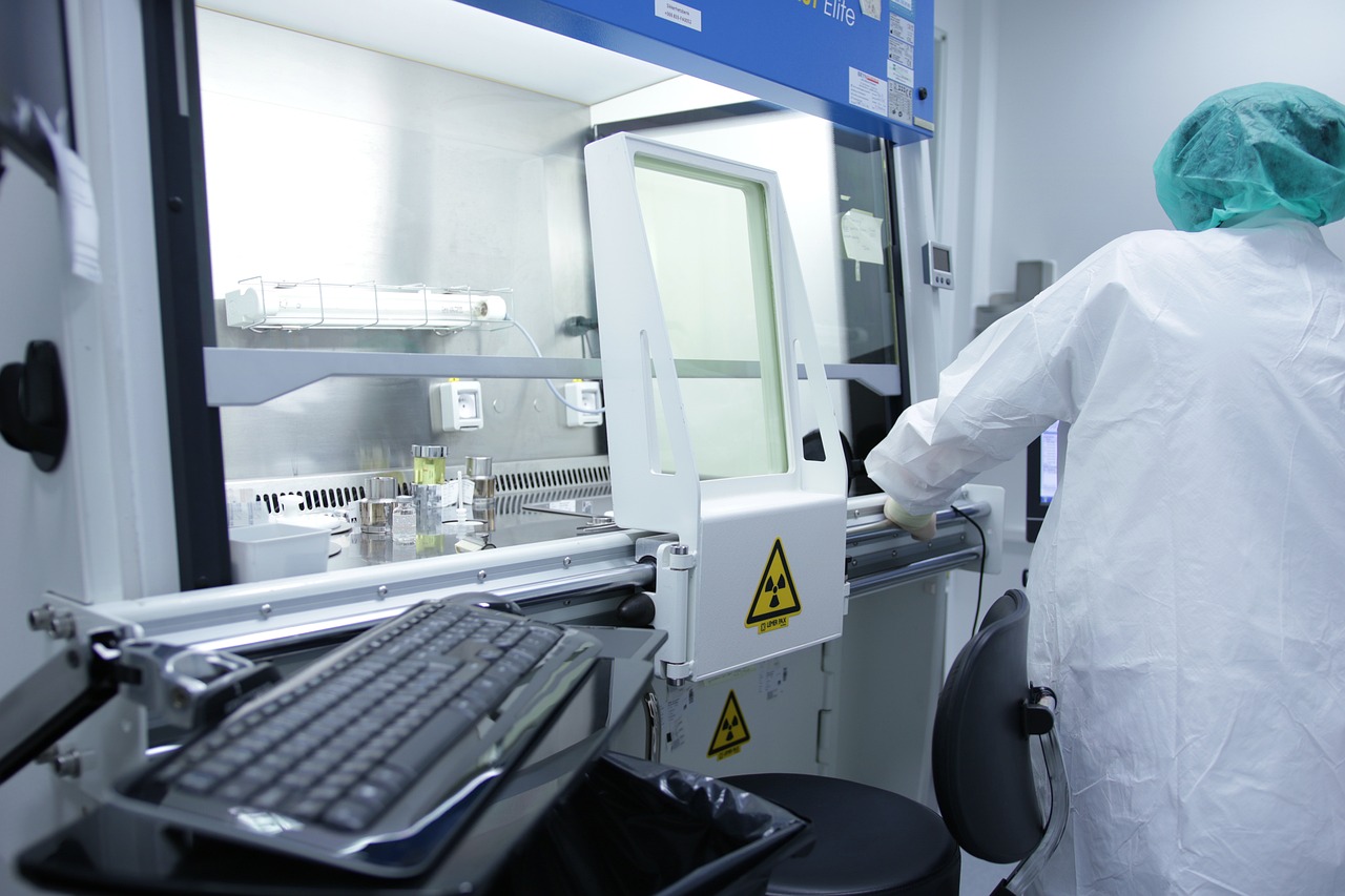 photo of person working in laboratory