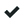 Visual Aid icon, black checkmark