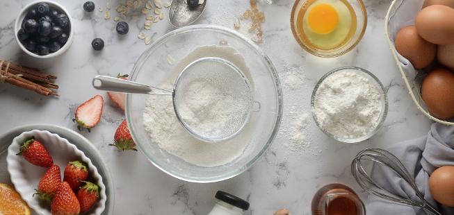 lots of food ingredients on a table