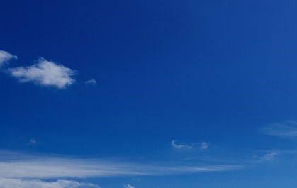 Blue sky with clouds
